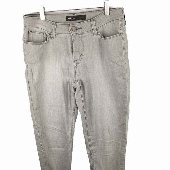 Levi’s Soft Washed Out Grey Engineering Boyfriend Jeans Sz 29 - Picture 3 of 6